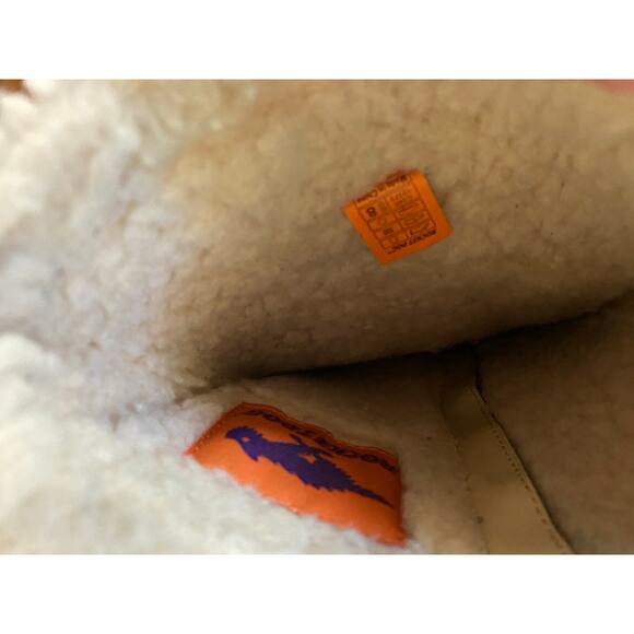 Rocket Dog Y2K Slope Boots Suede Leather Shearling Chestnut Size 8 - Picture 6 of 7